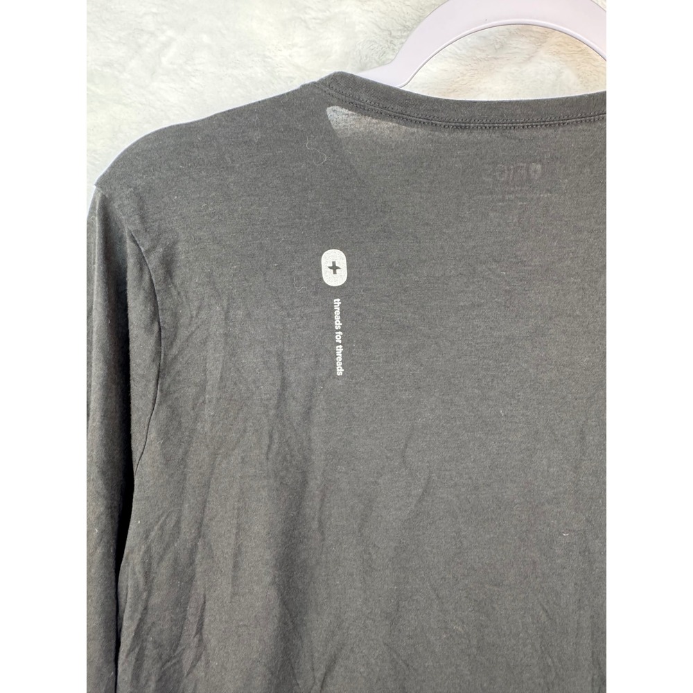 FIGS Super Soft Long Sleeve Underscrub Top Charcoal Gray Pima Cotton Modal XL - Picture 5 of 9